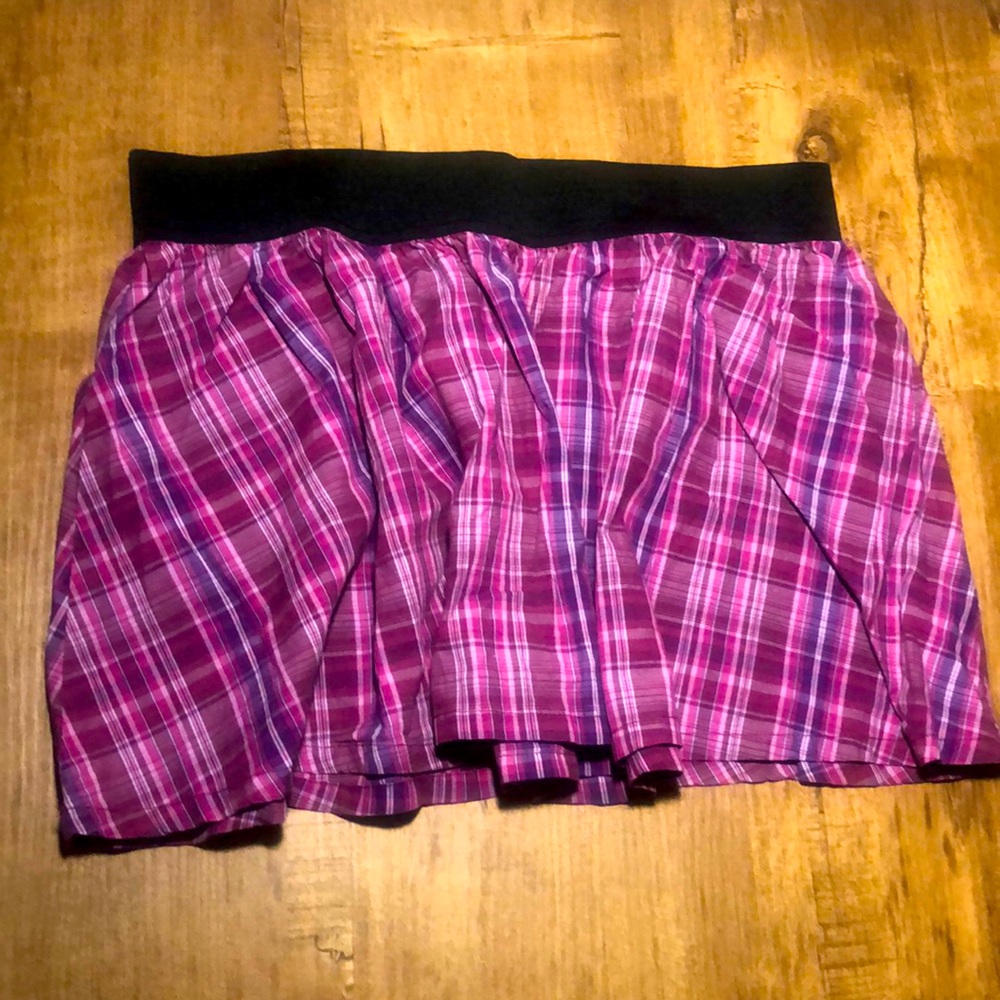Plaid Miniskirt